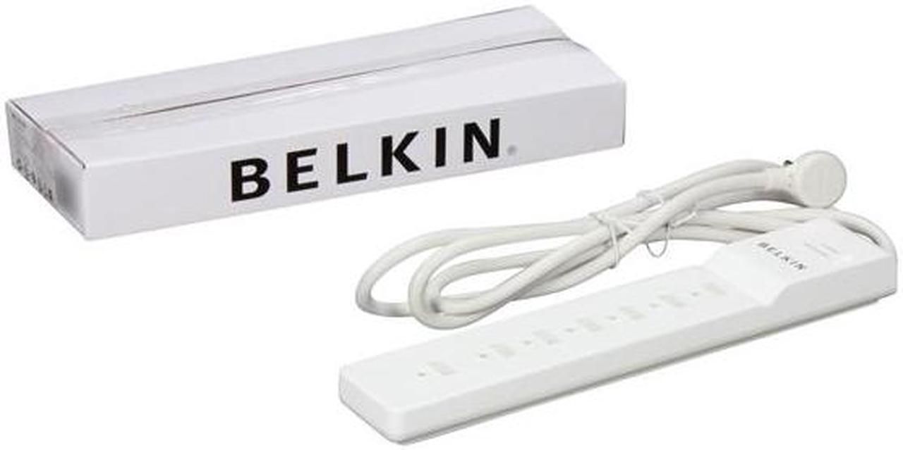 Belkin 7 Outlets 2160 Joules Surge Protector 7Ft - White by Belkin - Image 3
