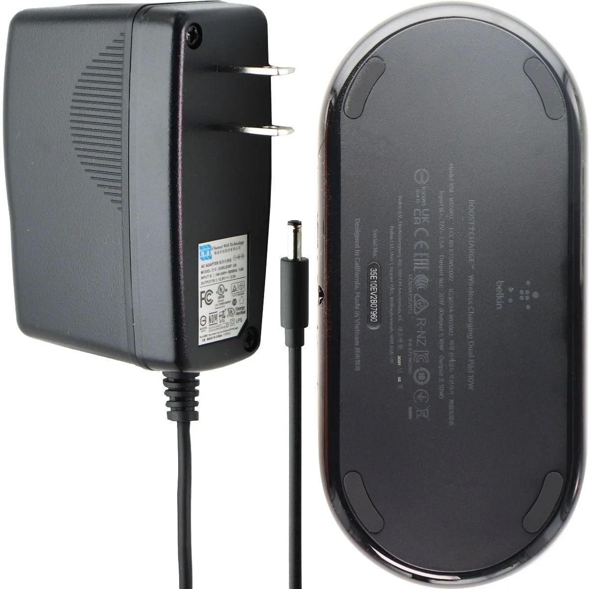 Belkin BoostCharge 10W Fast Dual Wireless Charging Pad - Black by Belkin - Image 3