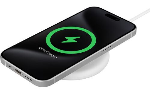Belkin BoostCharge 15W Magnetic Qi2 Wireless Charging Pad - White by Belkin - Refurbished - Very Good condition - Image 2
