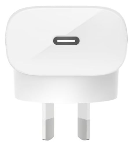 Belkin BOOST↑CHARGE(TM) 20W USB-C PD Wall Charger + USB-C to Lightning Cable (2 Pack) - White by Belkin - Image 3