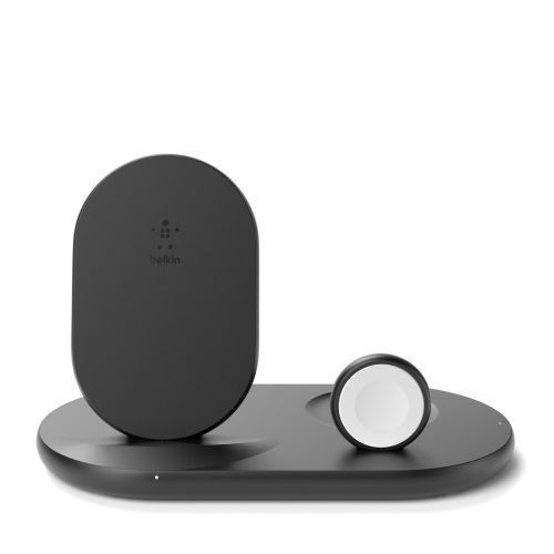 Belkin BoostCharge 3 in 1 Wireless Charger for Apple Devices - Black by Belkin - Refurbished - Brand New condition - US$105.74