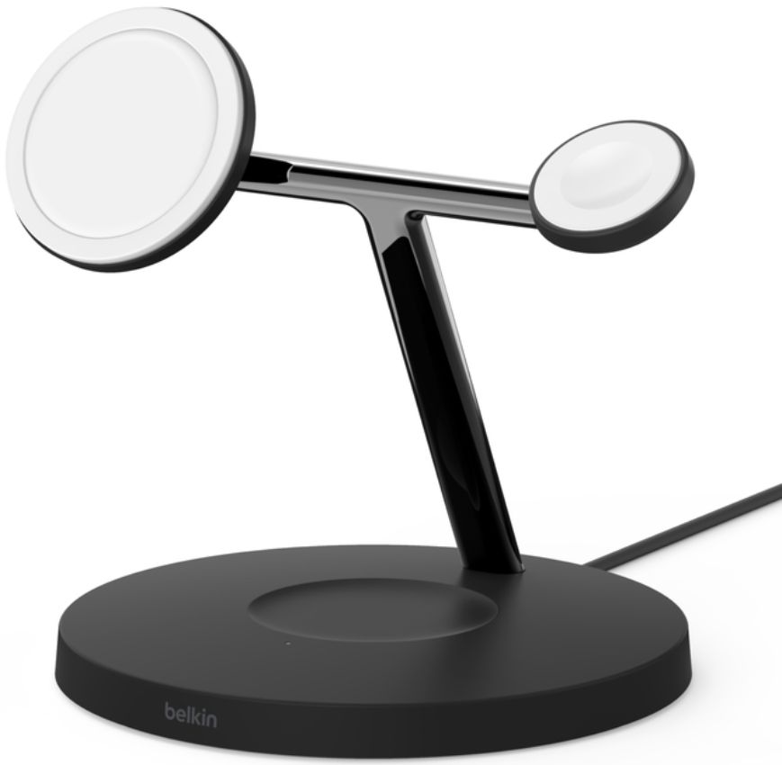 Belkin BoostCharge 3-in-1 Wireless Charger with MagSafe 15W - Black by Belkin - Image 6