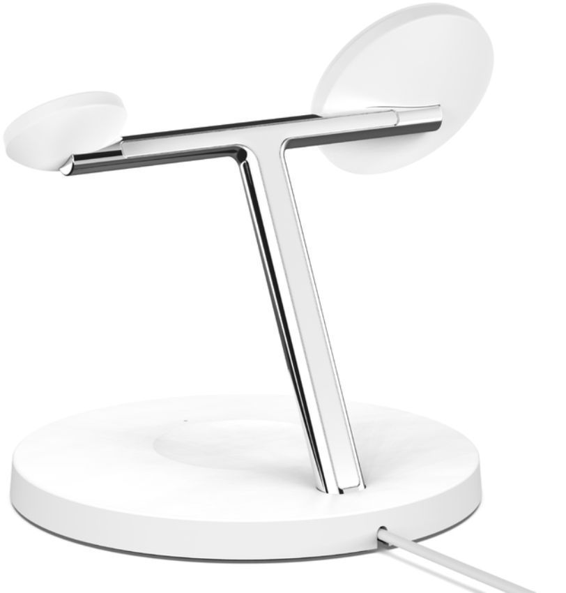 Belkin BoostCharge 3-in-1 Wireless Charger with MagSafe 15W - White by Belkin - Image 8