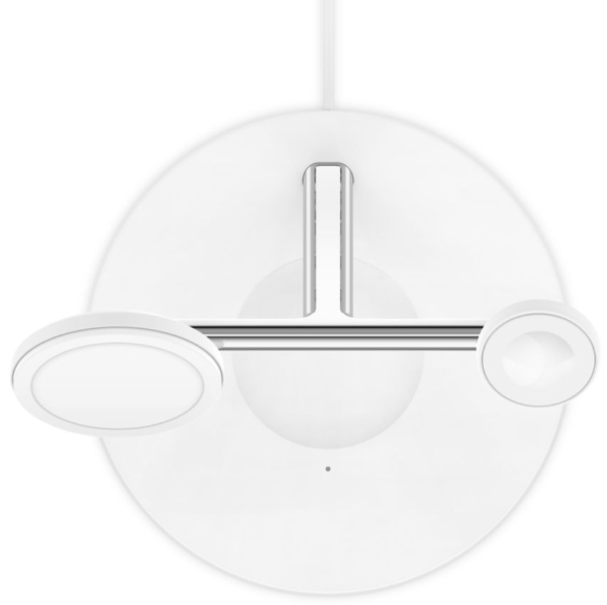 Belkin BoostCharge 3-in-1 Wireless Charger with MagSafe 15W - White by Belkin - Image 9
