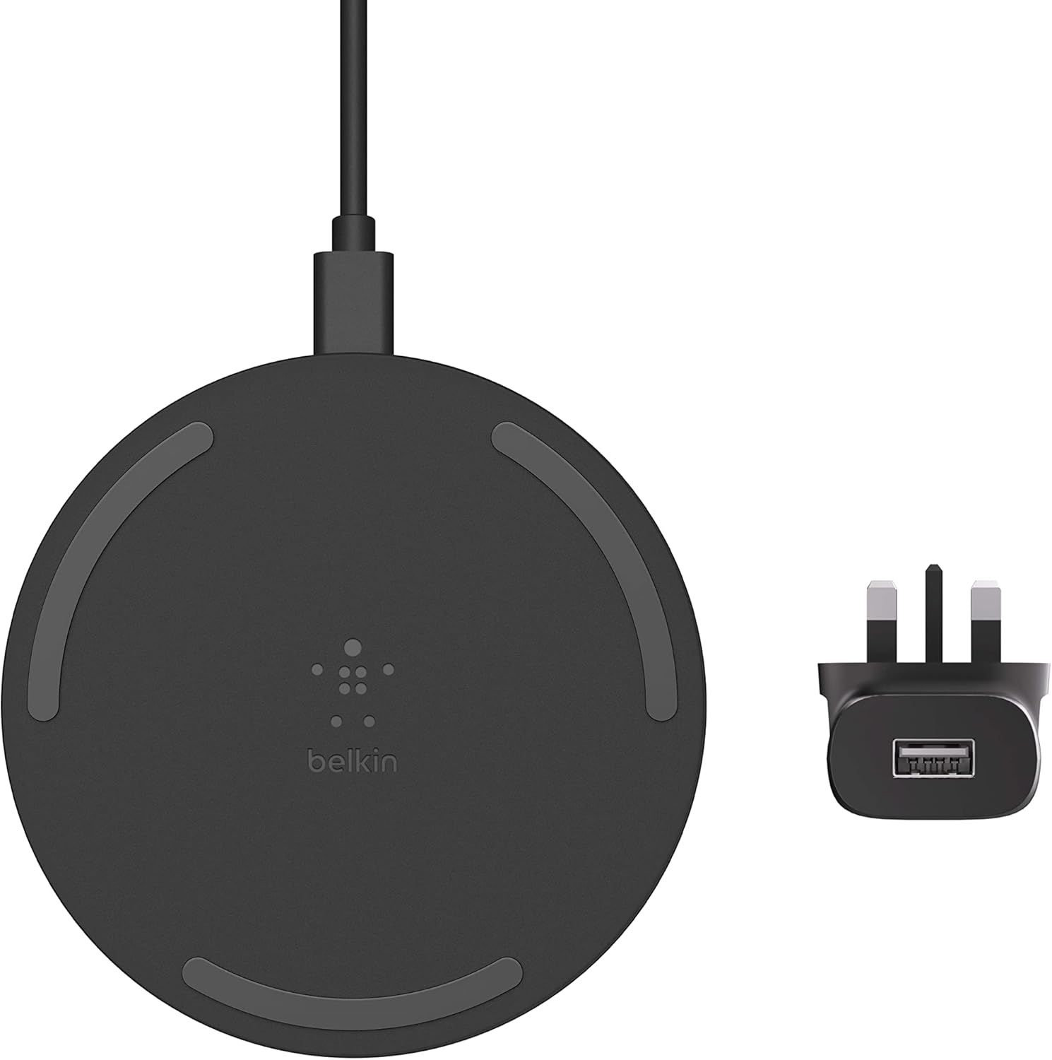Belkin BoostCharge Fast Wireless Charging Pad 10w (F5Z093) - Black by Belkin - Refurbished - Very Good condition - US$18.94
