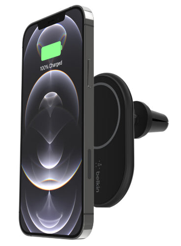 Belkin BoostCharge Magnetic Wireless Car Charger 10W - Black by Belkin - Refurbished - Very Good condition - US$56.48