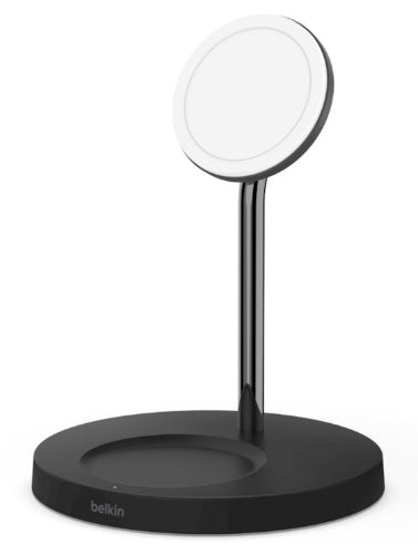 Belkin BOOST↑CHARGE PRO 2-in-1 Wireless Charger Stand with MagSafe 15W - Black by Belkin - Image 2