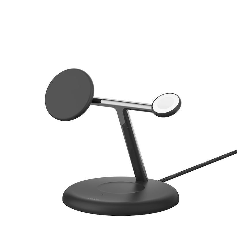 Belkin BoostCharge Pro 3-in-1 Magnetic 15W Charging Stand - Black by Belkin - Image 2