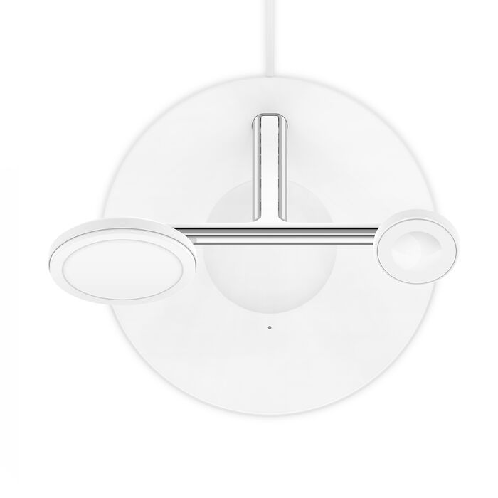 Belkin BoostCharge Pro 3-in-1 Magnetic 15W Charging Stand - White by Belkin - Refurbished - Very Good condition - Image 7