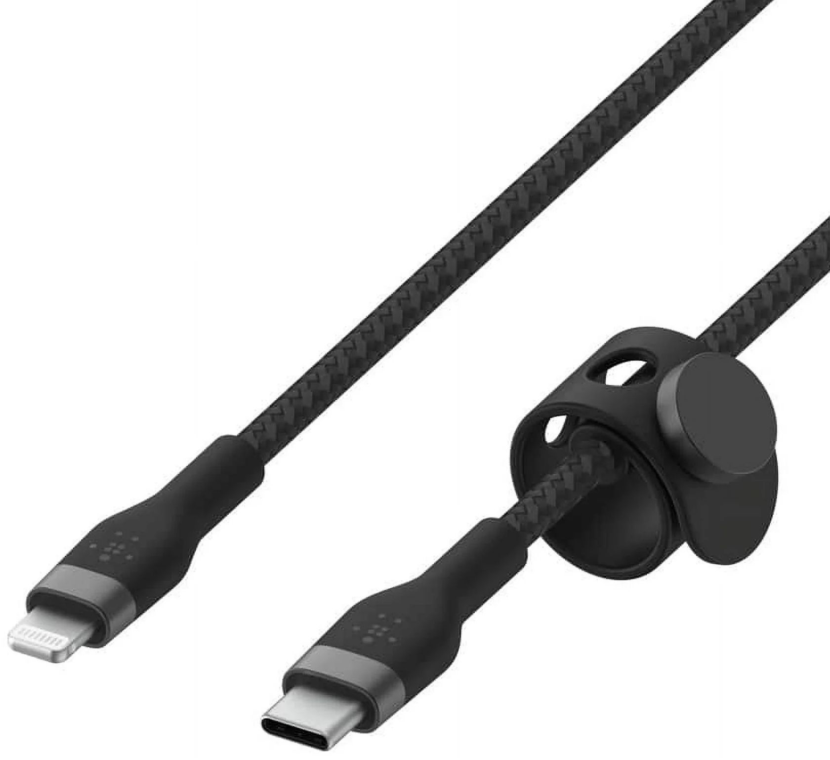 Belkin BoostCharge Pro Flex USB-C to Lightning Cable 2M (2-Pack) - Black/White by Belkin - Image 2