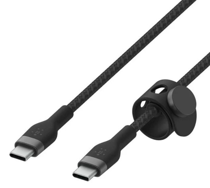 Belkin BoostCharge Pro Flex USB-C to USB-C Cable (2 Pack) - Black by Belkin - Refurbished - Brand New condition - Image 2