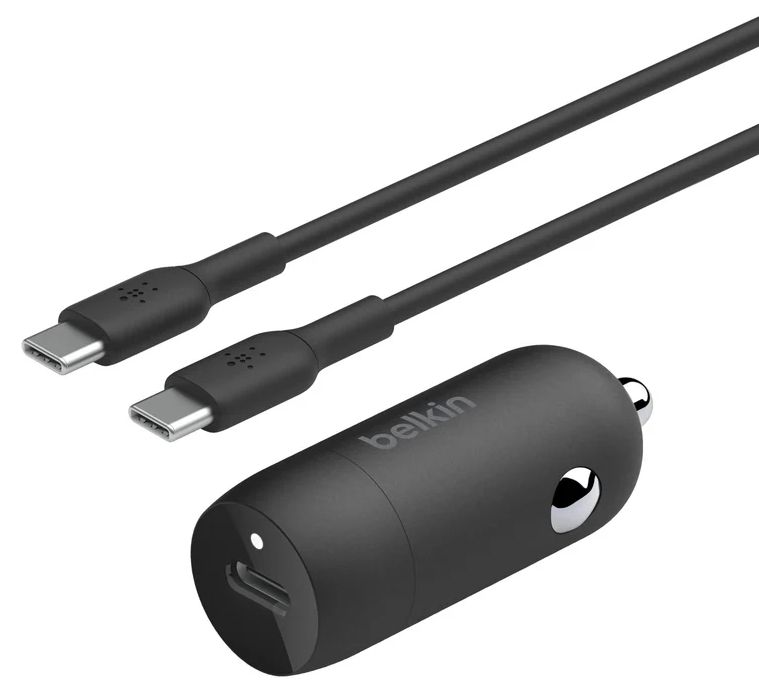 Belkin BOOST↑CHARGE(TM) USB-C PD 3.0 PPS Wall Charger 30W + USB-C Cable - Black by Belkin - Refurbished - Brand New condition - US$30.98