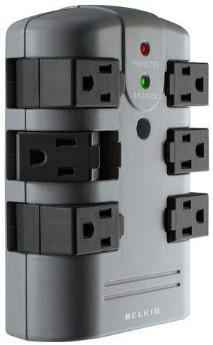 Belkin Pivot-Plug Surge Protectors - Black by Belkin - Refurbished - Very Good condition - US$88.29
