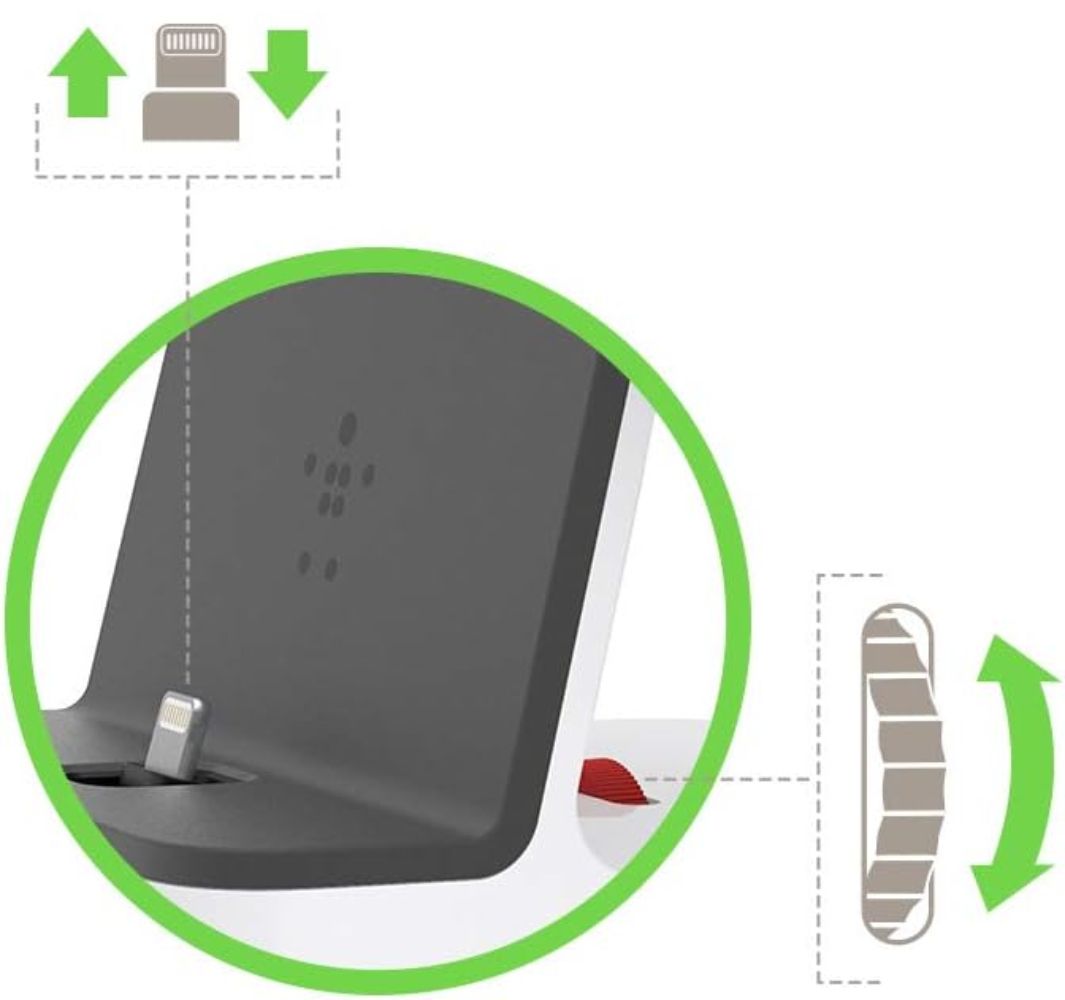 Belkin PowerHouse 2-in-1 iPhone & Apple Watch Charging Dock (F8J237) - Black - Brand New by Belkin - Image 5