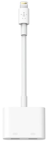 Belkin RockStar Lightning Audio + Charge - White by Belkin - Refurbished - Premium condition - US$25.99