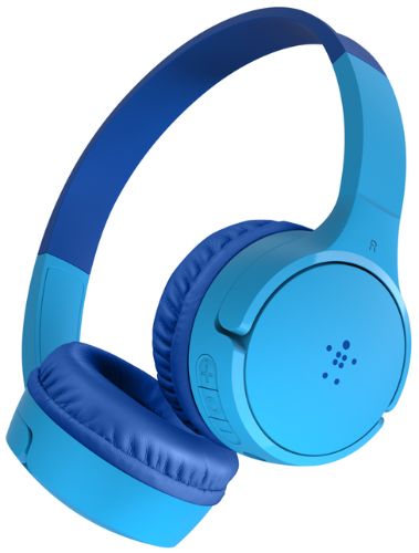 Belkin SoundForm Mini Wireless On-Ear Headphones for Kids - Blue by Belkin - Refurbished - Very Good condition - US$35.42