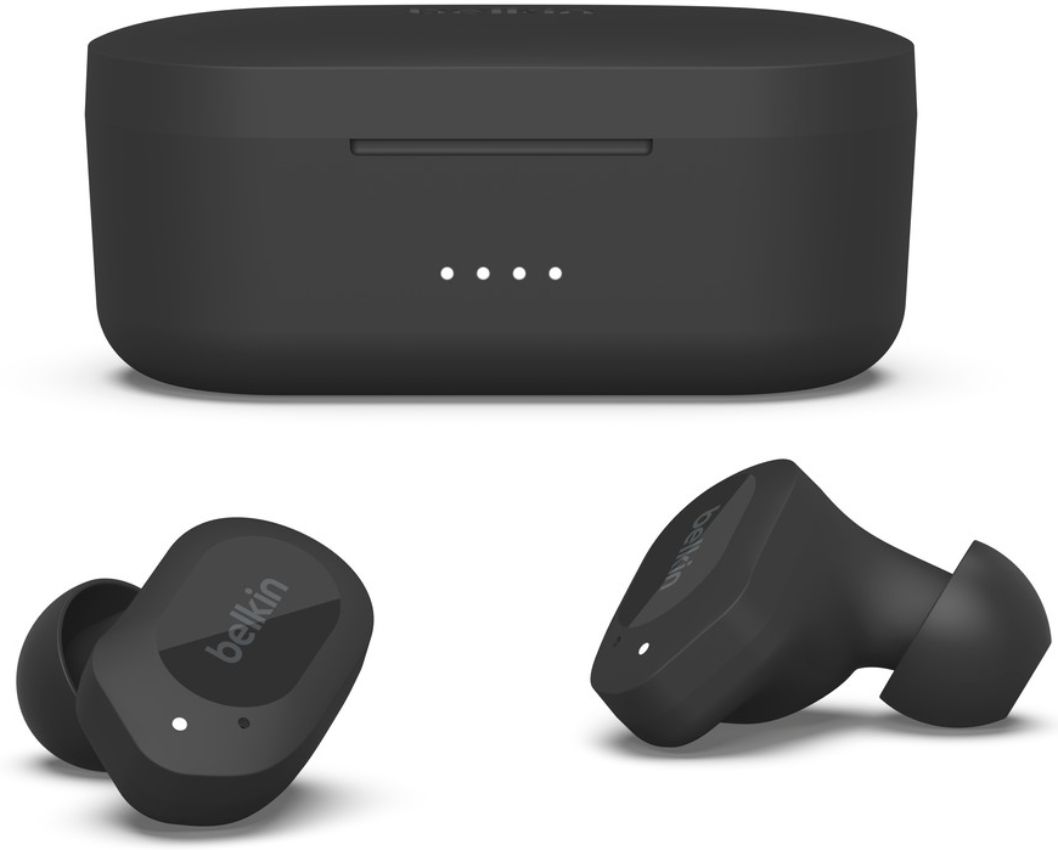 Belkin SoundForm Play True Wireless Earbuds - Black by Belkin - Refurbished - Good condition - US$60.49
