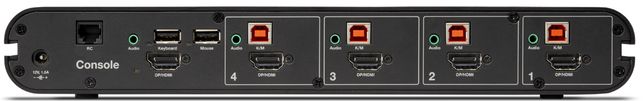 Belkin Universal Secure KVM Switch 4-Port Head No CAC - Black by Belkin - Image 3