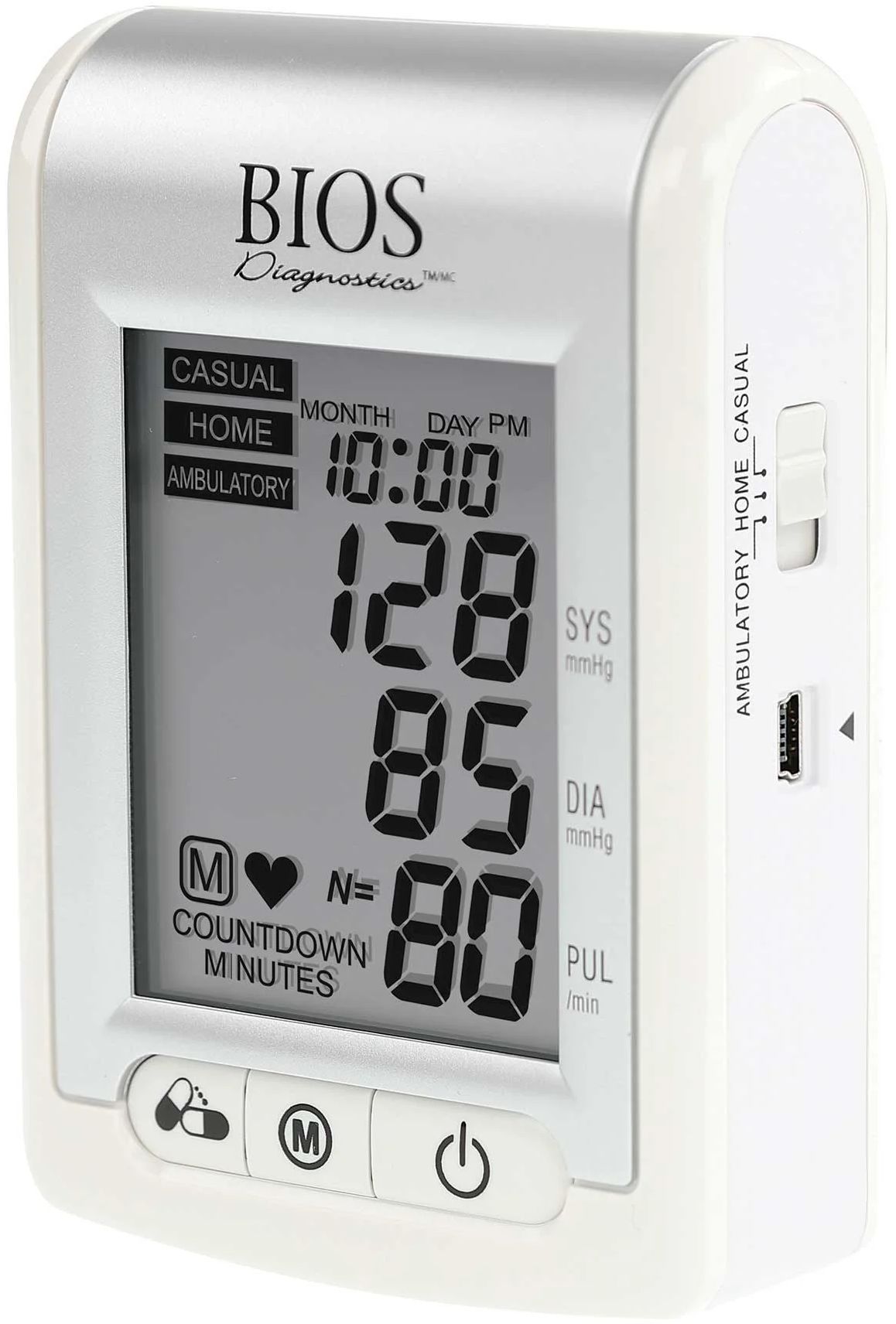 BIOS BD280 Diagnostics Ambulatory Blood Pressure Monitor - White/Silver by BIOS - Refurbished - Like New condition - CA$1807.99