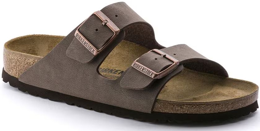 Birkenstock Arizona Birko-Flor Nubuk Unisex Sandals - 11 - Mocca by Birkenstock - Refurbished - Very Good condition - US$86.18