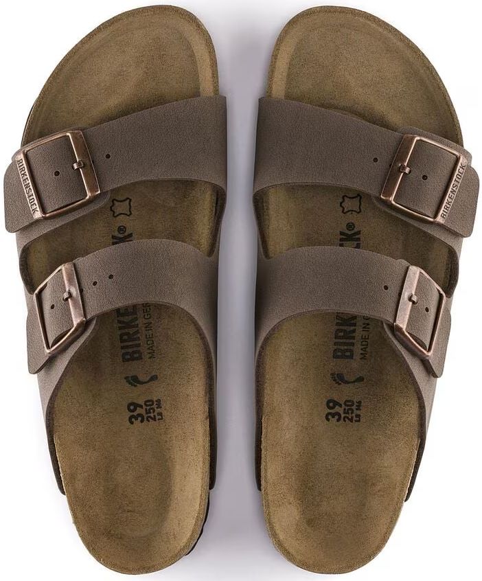 Birkenstock Arizona Birko-Flor Nubuk Unisex Sandals - 11 - Mocca by Birkenstock - Image 2
