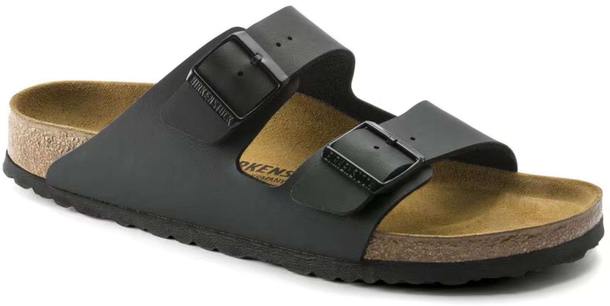 Birkenstock Arizona Birko-Flor Regular Fit Unisex Sandals - 4 - Black by Birkenstock - Refurbished - Very Good condition - US$111.44