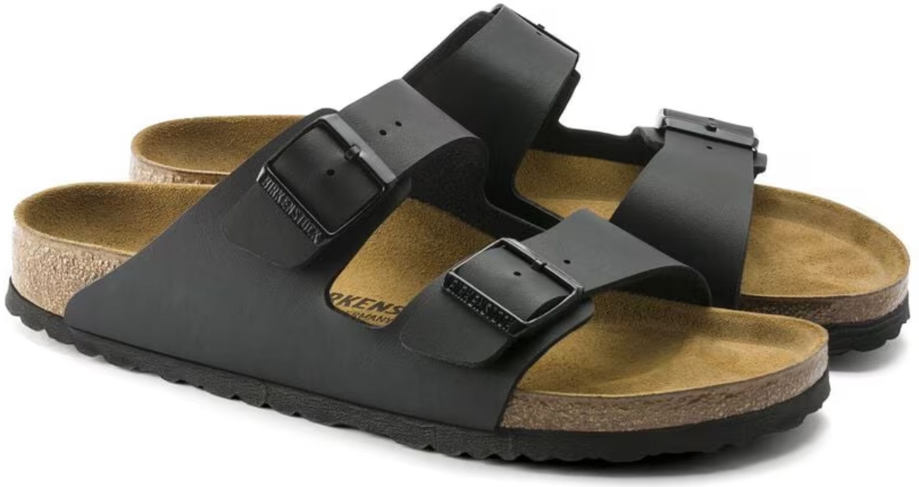 Birkenstock Arizona Birko-Flor Regular Fit Unisex Sandals - 10 - Black by Birkenstock - Image 6