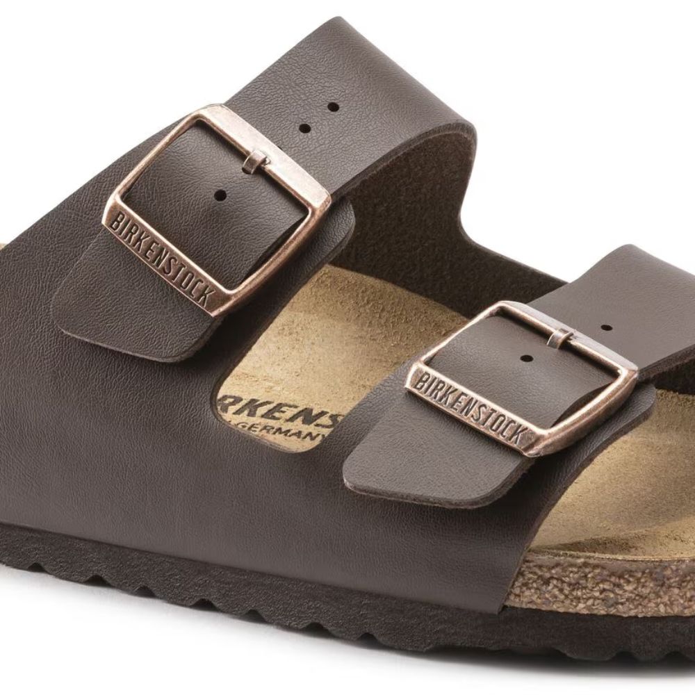 Birkenstock Arizona Birko-Flor Regular Fit Unisex Sandals - 6 - Dark Brown by Birkenstock - Refurbished - Very Good condition - Image 4