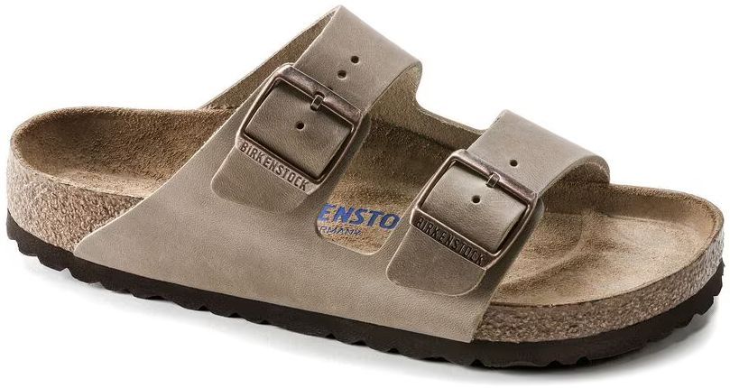 Birkenstock Arizona Soft Footbed Natural Leather Oiled Narrow Fit Unisex Sandals - 8 - Tabacco Brown by Birkenstock - Refurbished - Very Good condition - US$112.65