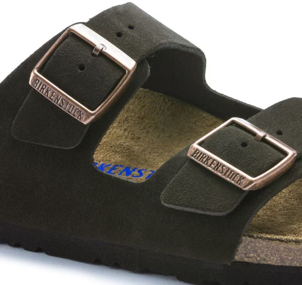 Birkenstock Arizona Soft Footbed Suede Leather Regular Fit Unisex Sandals - Mocha by Birkenstock - Image 5