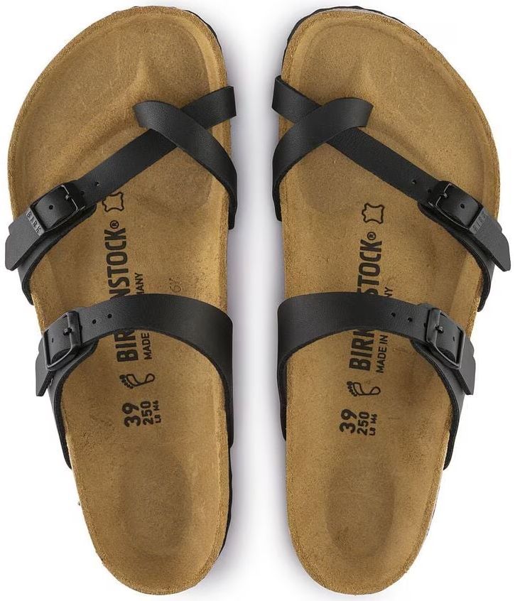 Birkenstock Mayari Birko-Flor Regular Fit Unisex Sandals - 9 - Black by Birkenstock - Image 2