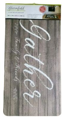 Bloomfield Comfort Kitchen Mat (20 in x 39 in) - Brown - Gather Family and Friends by Bloomfield - Refurbished - Brand New condition - US$40.98