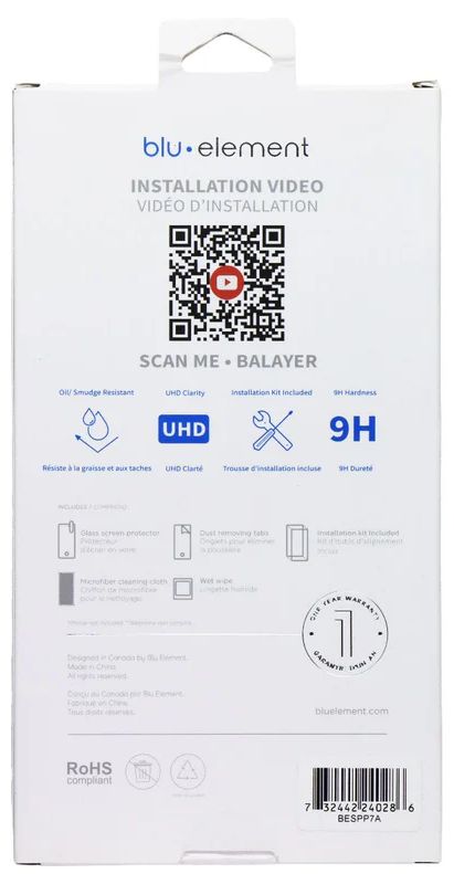 Blu Element 9H Tempered Glass Screen Protector for Google Pixel 7a - Clear by Blu Element - Image 3