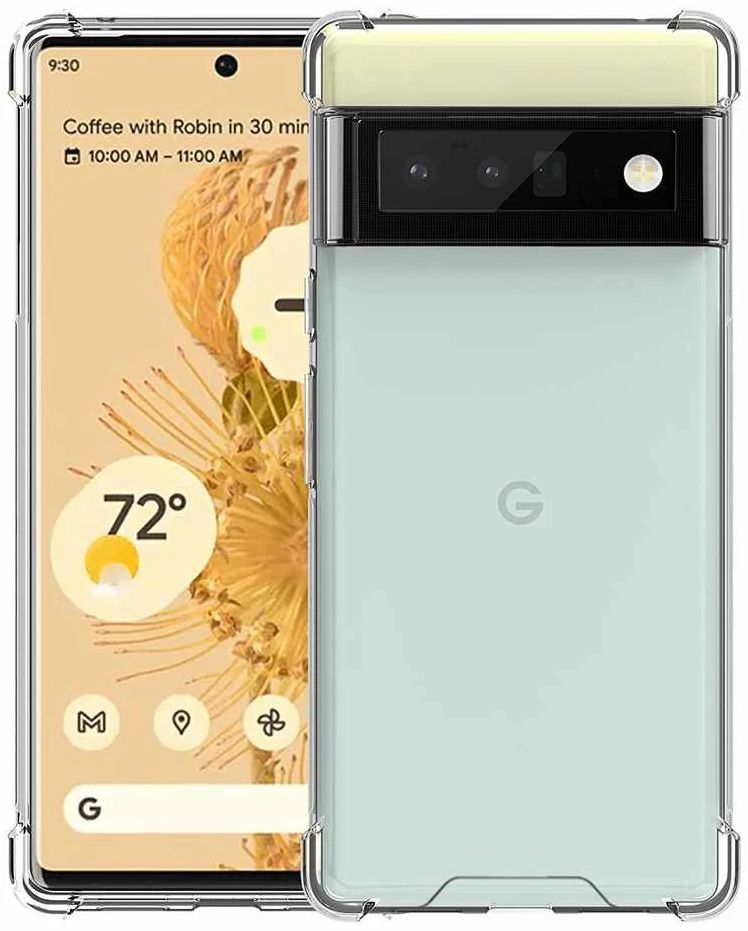 Blu Element DropZone Clear Series Rugged Phone Case for Google Pixel 6 - Clear by Blu Element - Refurbished - Brand New condition - US$8.78