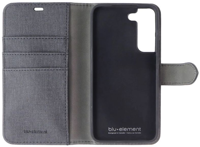 Blu Element Folio 2-In-1 Phone Case for Samsung Galaxy S22 - Black by Blu Element - Refurbished - Brand New condition - Image 4