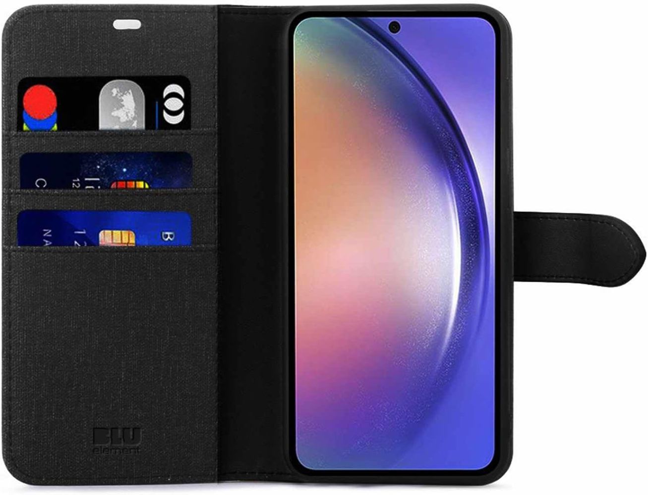 BLU Element Folio 2-in-1 Phone Case for Samsung Galaxy S23 FE - Black - Brand New by BLU - Refurbished - Brand New condition - Image 3