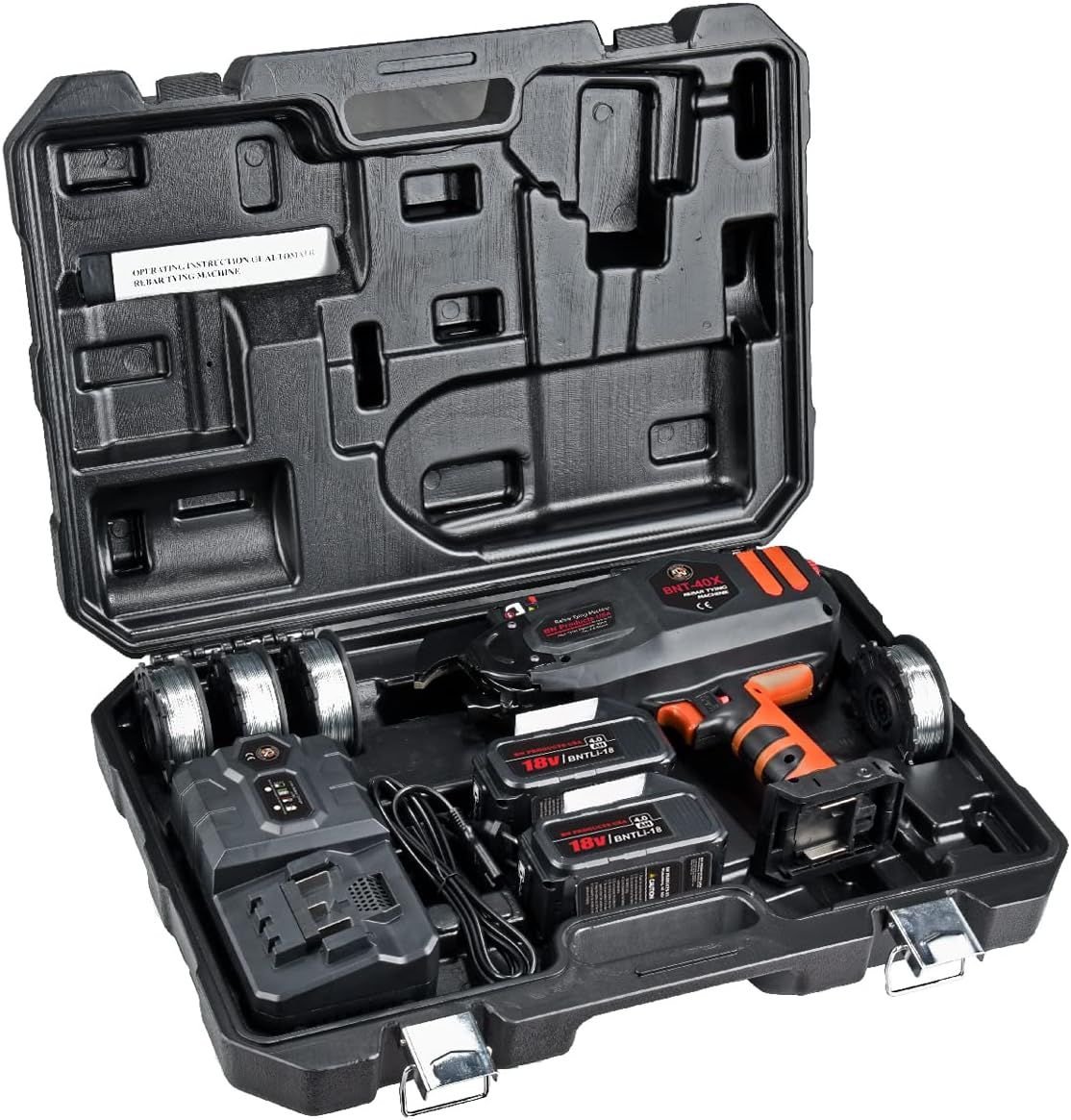 BN Products Tiger BNT-40X Li-Ion Cordless Battery Rebar Wire Tier - Orange by BN - Image 2