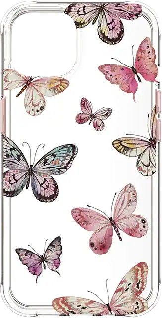 Body Glove Karma Phone Case for iPhone 13 - Pink Butterflies/Clear by Body Glove - Refurbished - Brand New condition - US$45.99
