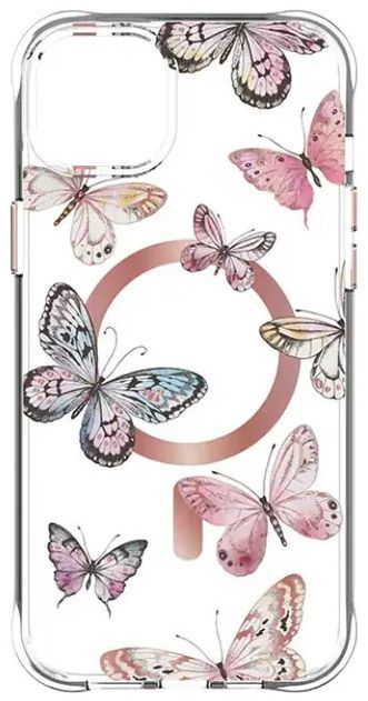 Body Glove Karma Phone Case with Magsafe for iPhone 14 Plus - Pink Butterflies by Body Glove - Refurbished - Brand New condition - US$45.99
