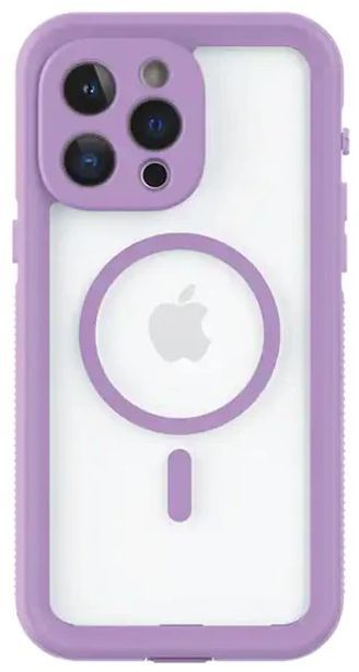 Body Glove Tidal Waterproof Case with Magsafe for iPhone 14 Pro Max - Purple by Body Glove - Refurbished - Good condition - US$20.98