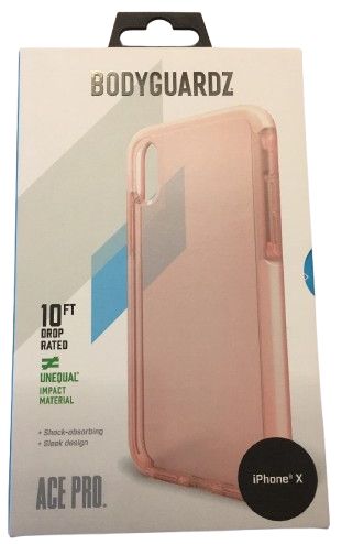 BodyGuardz Ace Pro Phone Case with Unequal Technology for iPhone X - Pink/White by BodyGuardz - Refurbished - Very Good condition - Image 2