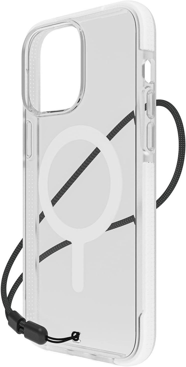 BodyGuardz Ace Pro with MagSafe Phone Case for iPhone 15 Pro - Clear/White by BodyGuardz - Refurbished - Good condition - US$26.99