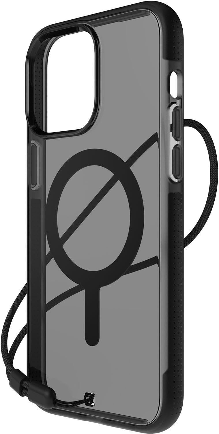 BodyGuardz Ace Pro with MagSafe Phone Case for iPhone 15 Pro - Smoke/Black by BodyGuardz - Refurbished - Brand New condition - US$36.59