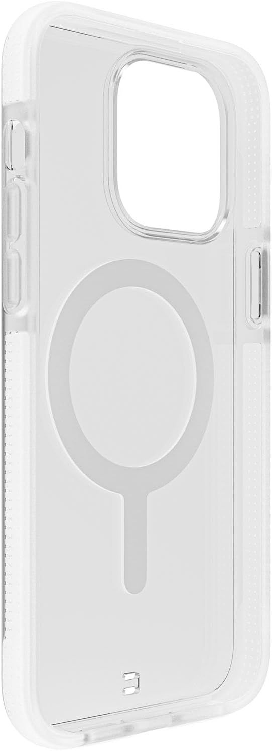 BodyGuardz Ace Pro with MagSafe Phone Case for iPhone 15 Pro Max - Clear/White by BodyGuardz - Image 4