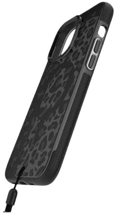BodyGuardz Leopard Ace Pro Phone Case with MagSafe for iPhone 15 Pro Max - Black/Grey by BodyGuardz - Refurbished - Brand New condition - Image 2