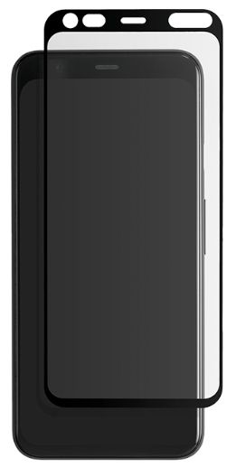 BodyGuardz Pure 2 Edge Tempered Glass Screen Protector for Google Pixel 4 - Clear by BodyGuardz - Refurbished - Brand New condition - US$13.48
