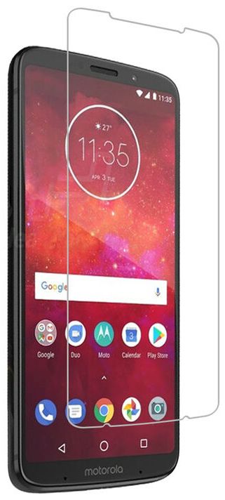 BodyGuardz Pure 2 Glass Screen Protector for Moto Z3 Play - Clear by BodyGuardz - Refurbished - Brand New condition - Image 2