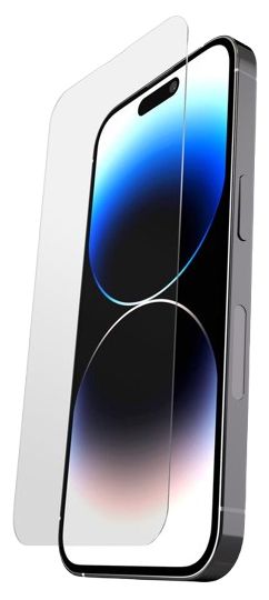 BodyGuardz Pure 3 Antimicrobial Tempered Glass Screen Protector for iPhone 14 Pro - Clear by BodyGuardz - Refurbished - Brand New condition - US$49.99