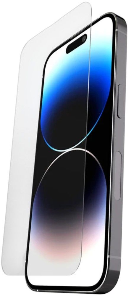 BodyGuardz Pure 3 Antimicrobial Tempered Glass Screen Protector for iPhone 14 Pro - Clear by BodyGuardz - Refurbished - Brand New condition - Image 2