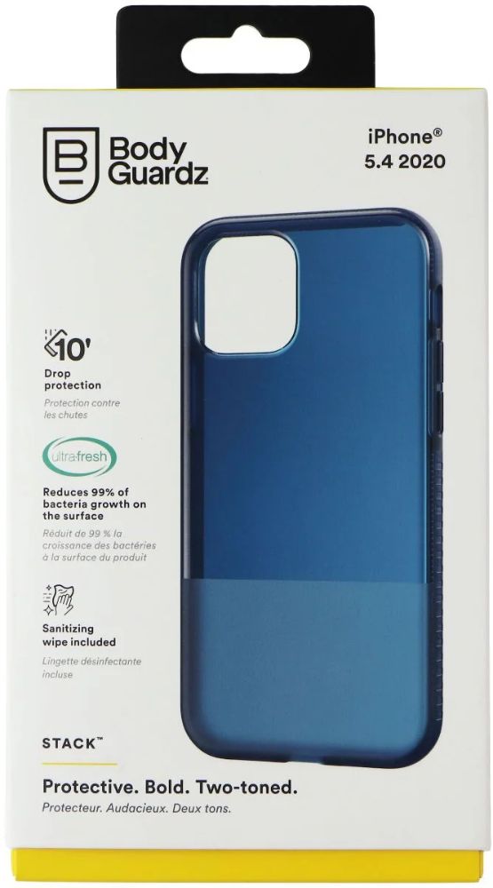 BodyGuardz Stack Flexible Gel Phone Case for iPhone 12 mini - Navy Blue by BodyGuardz - Refurbished - Brand New condition - Image 4